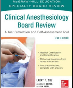 McGraw-Hill Specialty Board Review Clinical Anesthesiology, 2nd Edition