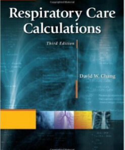 Respiratory Care Calculations, 3rd Edition