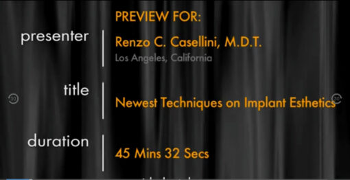 Newest Dental Laboratory Techniques in Implant Esthetics