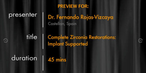 Complete Zirconia Restorations - Implant Supported