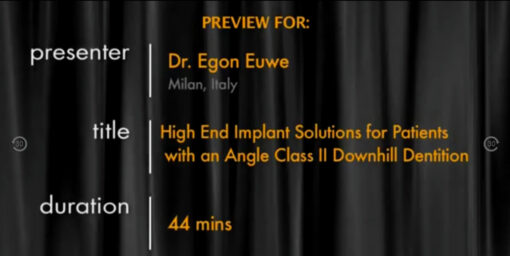 High End Implant Solutions for Patients with an Angle Class II Downhill Dentition