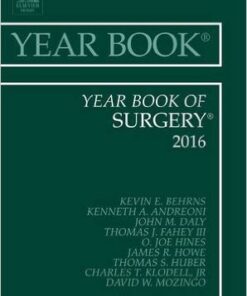 Year Book of Surgery 2016, 1e (Year Books)