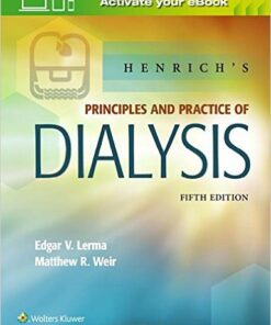 Henrich's Principles and Practice of Dialysis Fifth Edition