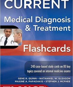 CURRENT Medical Diagnosis and Treatment Flashcards