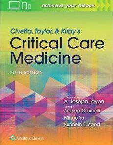 Civetta, Taylor, & Kirby’s Critical Care Medicine 5th Edition EPUB