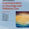 Oxford Textbook of Communication in Oncology and Palliative Care 2nd Edition PDF