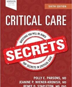 Critical Care Secrets, 6e 6th Edition PDF