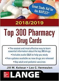 McGraw-Hill's 2018/2019 Top 300 Pharmacy Drug Cards 4th