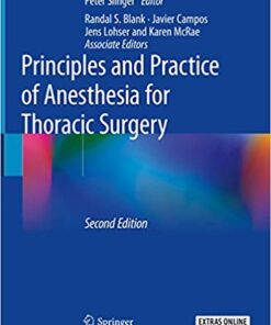 Principles and Practice of Anesthesia for Thoracic Surgery 2nd ed. 2019 Edition PDF