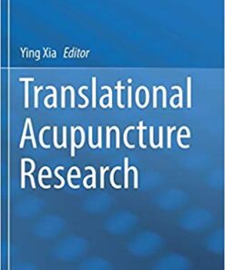 Translational Acupuncture Research 1st ed. 2019 Edition PDF