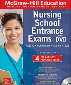 McGraw-Hill Education Nursing School Entrance Exams with DVD, Third Edition 3rd Edition PDF