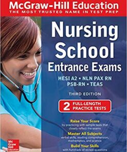 McGraw-Hill Education Nursing School Entrance Exams, Third Edition (Mcgraw-Hill's Nursing School Entrance Exams) 3rd Edition PDF