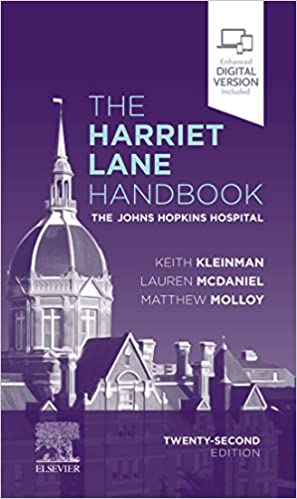 The Harriet Lane Handbook: The Johns Hopkins Hospital 22nd Edition PDF