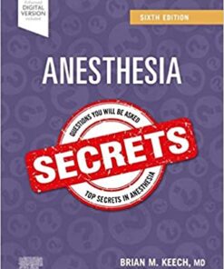 Anesthesia Secrets 6th Edition PDF