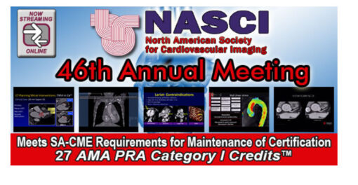 46th Annual Meeting of the North American Society of Cardiovascular Imaging (NASCI) 2019