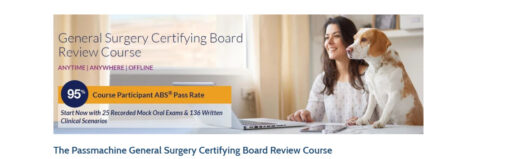 The Passmachine General Surgery Certifying Board Review Course