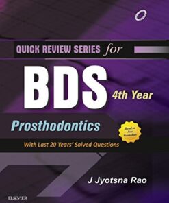 QRS for BDS 4th Year - Prosthodontics PDF