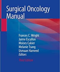 Surgical Oncology Manual 3rd ed. 2020 Edition PDF