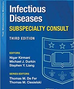 Washington Manual Infectious Disease Subspecialty Consult 3rd Edition PDF