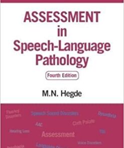 Hegde’s PocketGuide to Assessment in Speech-Language Pathology 4th Edition (Original PDF From Publisher)