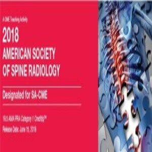 2018 American Society of Spine Radiology
