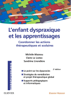 L'enfant Dyspraxique et les Apprentissages Coordonner les Actions Thérapeutiques et Scolaires