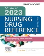 Mosby's 2023 Nursing Drug Reference 36th Edition 2022 Original PDF