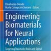 Engineering Biomaterials for Neural Applications: Targeting Traumatic Brain and Spinal Cord Injuries (Original PDF from Publisher)