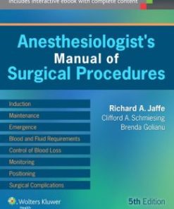 Anesthesiologist’s Manual of Surgical Procedures, 5th Edition