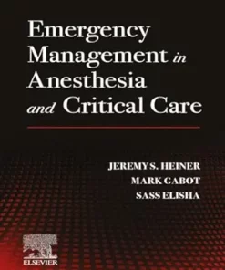 Emergency Management in Anesthesia and Critical Care (True PDF from Publisher)